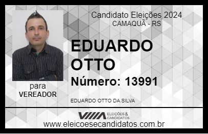 Candidato EDUARDO OTTO 2024 - CAMAQUÃ - Eleições