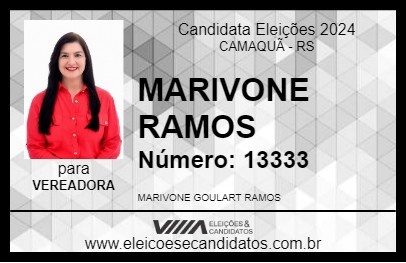 Candidato MARIVONE RAMOS 2024 - CAMAQUÃ - Eleições