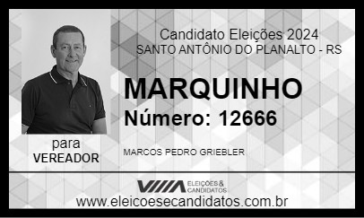 Candidato MARQUINHO 2024 - SANTO ANTÔNIO DO PLANALTO - Eleições