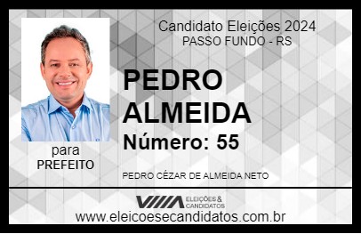 Candidato PEDRO ALMEIDA 2024 - PASSO FUNDO - Eleições