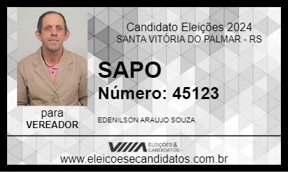 Candidato SAPO 2024 - SANTA VITÓRIA DO PALMAR - Eleições