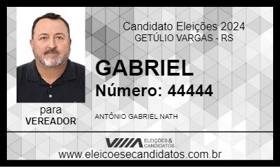 Candidato GABRIEL 2024 - GETÚLIO VARGAS - Eleições