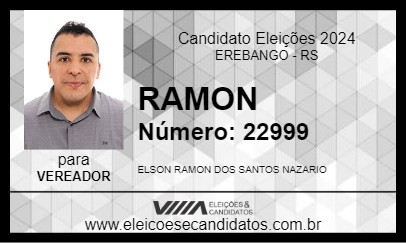 Candidato RAMON 2024 - EREBANGO - Eleições