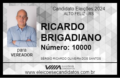 Candidato RICARDO 2024 - ALTO FELIZ - Eleições