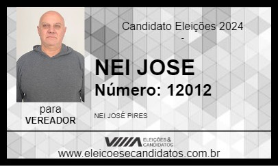 Candidato NEI JOSE 2024 - SANTA VITÓRIA DO PALMAR - Eleições