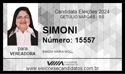 Candidato SIMONI 2024 - GETÚLIO VARGAS - Eleições