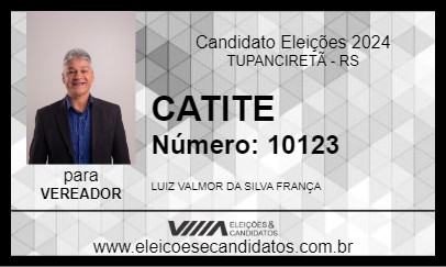 Candidato CATITE 2024 - TUPANCIRETÃ - Eleições