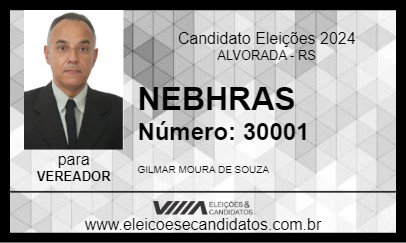 Candidato NEBHRAS 2024 - ALVORADA - Eleições