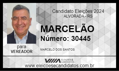 Candidato MARCELÃO 2024 - ALVORADA - Eleições