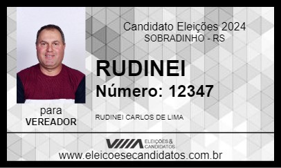 Candidato RUDINEI 2024 - SOBRADINHO - Eleições