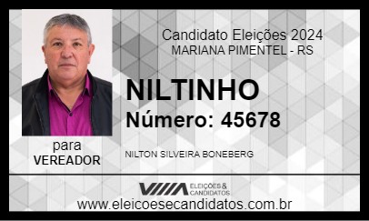 Candidato NILTINHO 2024 - MARIANA PIMENTEL - Eleições