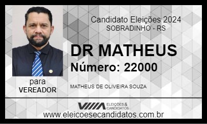 Candidato DR MATHEUS 2024 - SOBRADINHO - Eleições