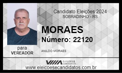 Candidato MORAES 2024 - SOBRADINHO - Eleições