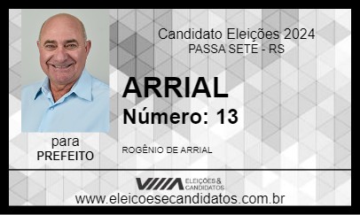 Candidato ARRIAL 2024 - PASSA SETE - Eleições