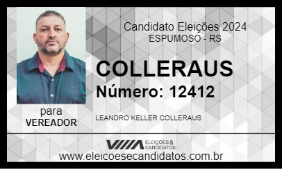 Candidato COLLERAUS 2024 - ESPUMOSO - Eleições