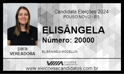 Candidato ELISÂNGELA 2024 - POUSO NOVO - Eleições