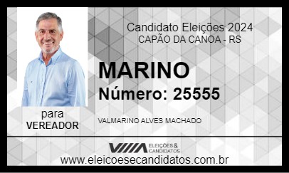 Candidato MARINO 2024 - CAPÃO DA CANOA - Eleições