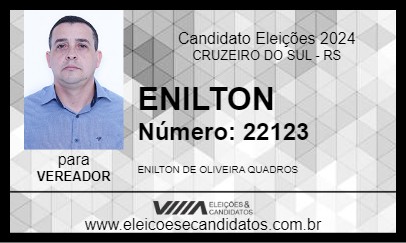 Candidato ENILTON 2024 - CRUZEIRO DO SUL - Eleições