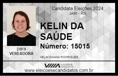 Candidato KELIN DA SAÚDE 2024 - JARI - Eleições