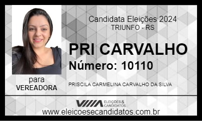 Candidato PRI CARVALHO 2024 - TRIUNFO - Eleições