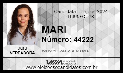 Candidato MARI 2024 - TRIUNFO - Eleições