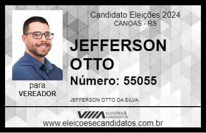 Candidato JEFFERSON OTTO 2024 - CANOAS - Eleições