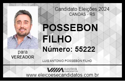 Candidato POSSEBON FILHO 2024 - CANOAS - Eleições