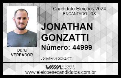 Candidato JONATHAN GONZATTI 2024 - ENCANTADO - Eleições