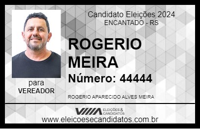 Candidato ROGERIO MEIRA 2024 - ENCANTADO - Eleições