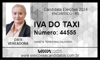 Candidato IVA DO TAXI 2024 - ENCANTADO - Eleições