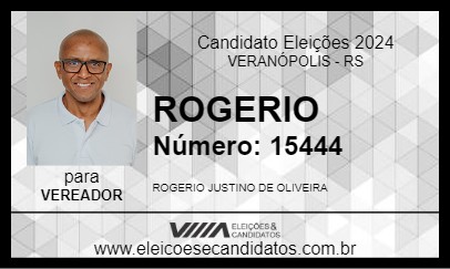 Candidato ROGERIO 2024 - VERANÓPOLIS - Eleições