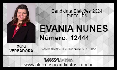 Candidato EVANIA NUNES 2024 - TAPES - Eleições