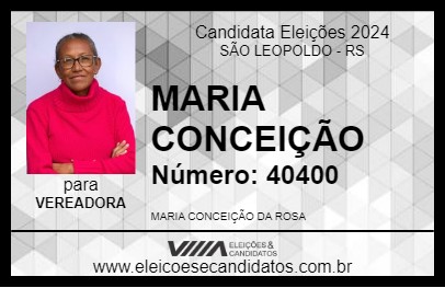 Candidato MARIA CONCEIÇÃO 2024 - SÃO LEOPOLDO - Eleições