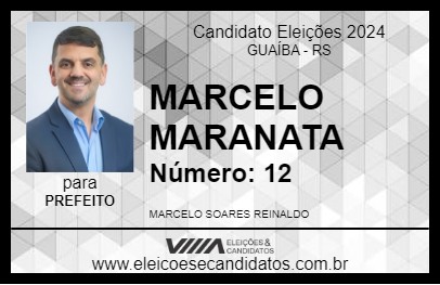 Candidato MARCELO MARANATA 2024 - GUAÍBA - Eleições