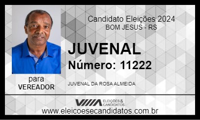 Candidato JUVENAL 2024 - BOM JESUS - Eleições