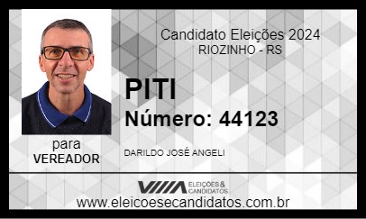 Candidato PITI 2024 - RIOZINHO - Eleições