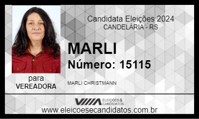 Candidato MARLI 2024 - CANDELÁRIA - Eleições