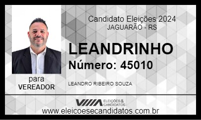 Candidato LEANDRINHO 2024 - JAGUARÃO - Eleições