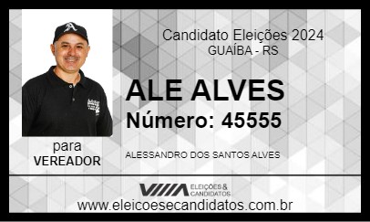 Candidato ALE ALVES 2024 - GUAÍBA - Eleições