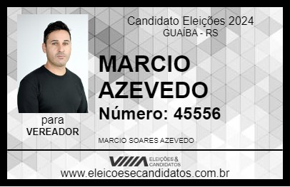 Candidato MARCIO AZEVEDO 2024 - GUAÍBA - Eleições