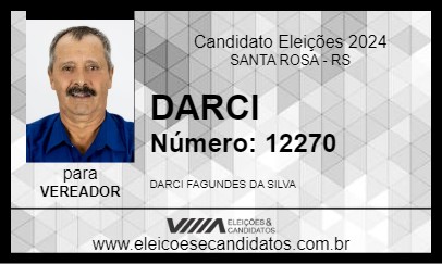 Candidato DARCI 2024 - SANTA ROSA - Eleições