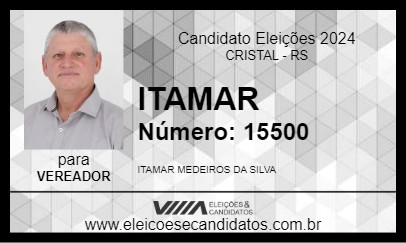 Candidato ITAMAR  2024 - CRISTAL - Eleições