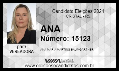 Candidato ANA 2024 - CRISTAL - Eleições