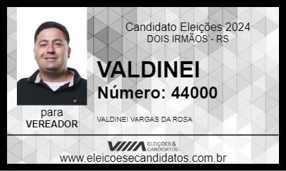 Candidato VALDINEI 2024 - DOIS IRMÃOS - Eleições