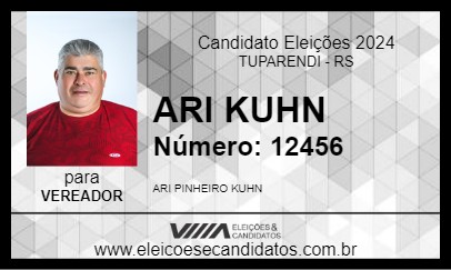 Candidato ARI KUHN 2024 - TUPARENDI - Eleições