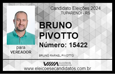 Candidato BRUNO PIVOTTO 2024 - TUPARENDI - Eleições