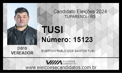 Candidato TUSI 2024 - TUPARENDI - Eleições