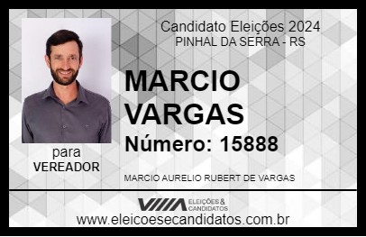 Candidato MARCIO VARGAS 2024 - PINHAL DA SERRA - Eleições