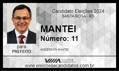 Candidato MANTEI 2024 - SANTA ROSA - Eleições