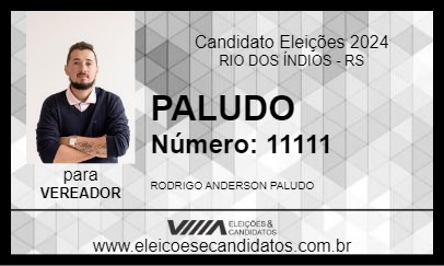 Candidato PALUDO 2024 - RIO DOS ÍNDIOS - Eleições